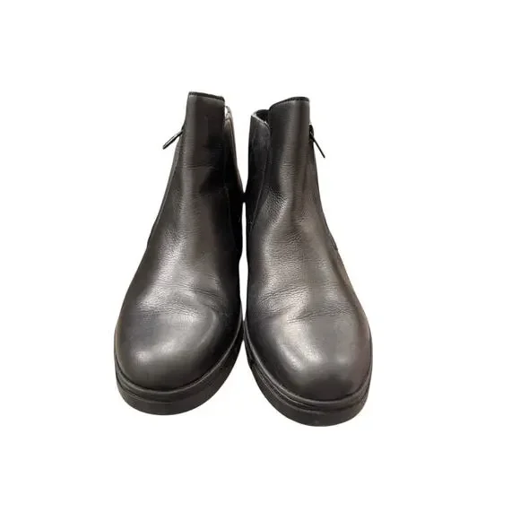 Vionic Women's Black Waterproof Uptown Wedge Sur Ankle Boots Size 9 - Picture 6 of 9